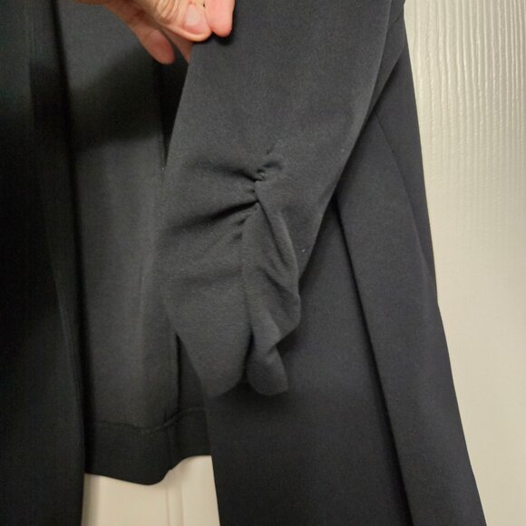 ELLE Black Single-Button Blazer | Women’s Size 8 | Classic Tailored Work Jacket - Picture 8 of 12